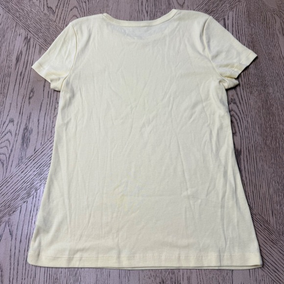 Talbots Petites Small‎ Petite Pima Cotton Tee Short Sleeve Crew Neck Casual - Picture 3 of 6